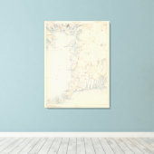 Falmouth, Massachusetts Canvas Afdruk (Insitu (Houten vloer))