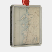 Falmouth, Massachusetts Metalen Ornament (Rechts)