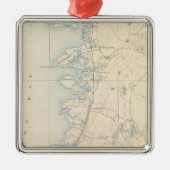 Falmouth, Massachusetts Metalen Ornament (Voorkant)