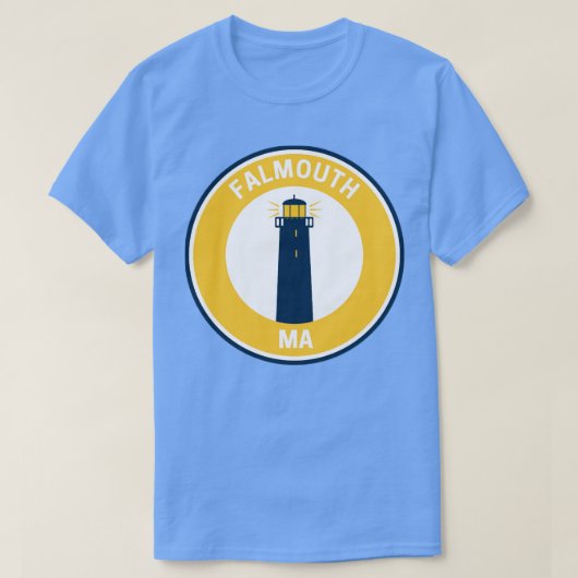  Falmouth Massachusetts T-shirt (Design voorkant)