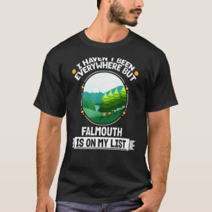 Falmouth staat op mijn lijst Natuur buitenbomen Wi T-shirt