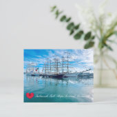 FALMOUTH TALL SHIPS FESTIVAL Cornwall Foto Briefkaart (Staand voorkant)