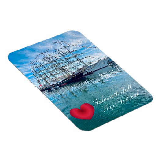 FALMOUTH TALL SHIPS FESTIVAL Cornwall Foto Magneet (Rechterzijde)