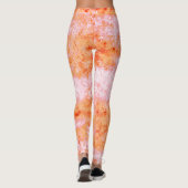 Falsa pele de salmão, com partes clareadas leggings (Achterkant)