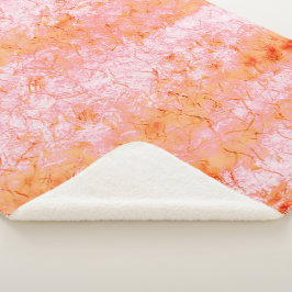 Falsa pele de salmão, com partes clareadas sherpa deken