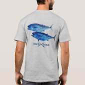False Albacore Gyotaku T-shirt (Achterkant)