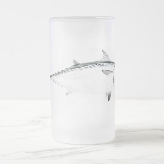 False Albacore Montauk 16 oz Frosted Mok (Center)
