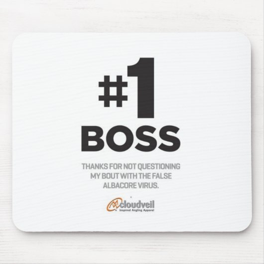 FALSE-ALBACORE-VIRUS-muispad Muismat (Voorkant)