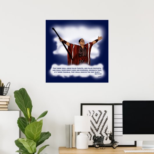 False Christus (Obama) Poster (Thuiskantoor)