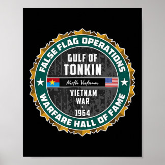 False Flag Operation Warfare Strategie Golf Tonkin Poster