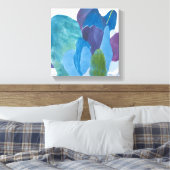 False Indigo I Canvas Afdruk (Insitu (Slaapkamer))