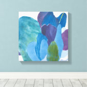 False Indigo I Canvas Afdruk (Insitu (Houten vloer))