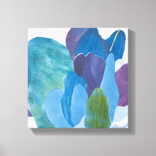 False Indigo I Canvas Afdruk (Voorkant)