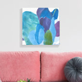 False Indigo I Canvas Afdruk (Insitu (Woonkamer))