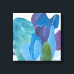 False Indigo I Canvas Afdruk<br><div class="desc">Floral</div>