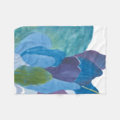 False Indigo I Fleece Deken (Voorkant (Horizontaal))