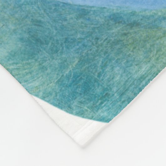 False Indigo I Fleece Deken (Hoek)