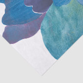 False Indigo I Tissuepapier (Detail)