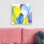 False Indigo III Canvas Afdruk (Insitu (Woonkamer))