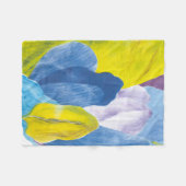 False Indigo III Fleece Deken (Voorkant (Horizontaal))