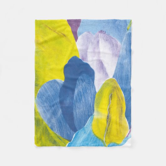 False Indigo III Fleece Deken (Voorkant)