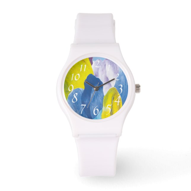 False Indigo III Horloge (Voorkant)