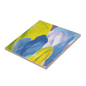 False Indigo III Tegeltje (Zijkant)