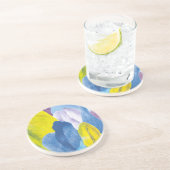 False Indigo III Zandsteen Onderzetter (Zijkant)