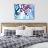 False kleurensatelliet canvas afdruk (Insitu (Slaapkamer))