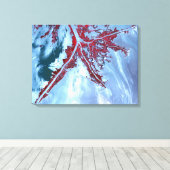 False kleurensatelliet canvas afdruk (Insitu (Houten vloer))