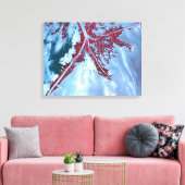 False kleurensatelliet canvas afdruk (Insitu (Woonkamer))