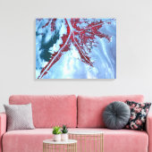 False kleurensatelliet canvas afdruk (Insitu (Woonkamer))