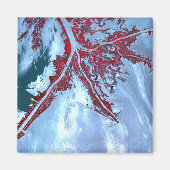 False kleurensatelliet magneet (Voorkant)