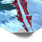 False kleurensatelliet poster (Hoek)