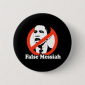 FALSE MESSIAH RONDE BUTTON 5,7 CM (Voorkant)