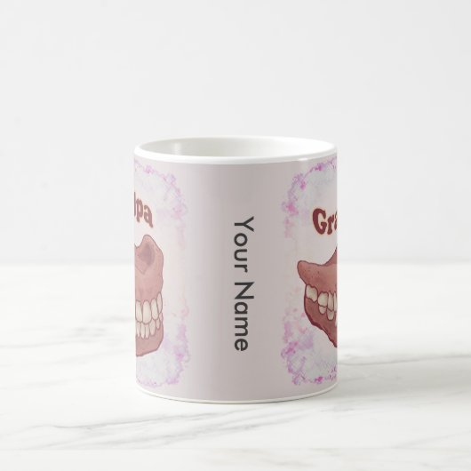 False Teeth Grandpa Koffiemok (Center)