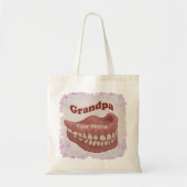 False Teeth Grandpa Tote Bag (Voorkant)
