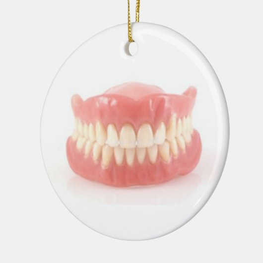 "FALSE TEETH" OVER DE HILL ORNAMENT EN GIFT (Links)