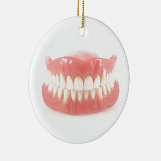 "FALSE TEETH" OVER DE HILL ORNAMENT EN GIFT (Rechts)