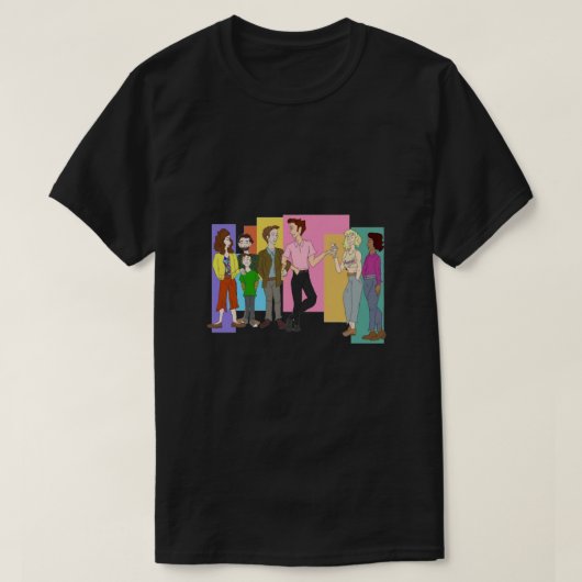 Falsettos "Een hechte familie" Klassiek T-shirt (Design voorkant)