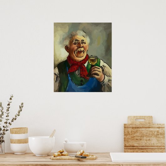 Falstaff, geef tekst, Poster uit (Keuken)