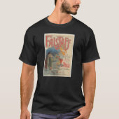 Falstaff opera poster (première van Parijs 1894) T-shirt (Voorkant)