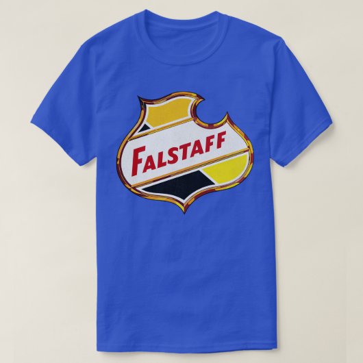 Falstaff Retro Defunct Bier T-shirt (Design voorkant)