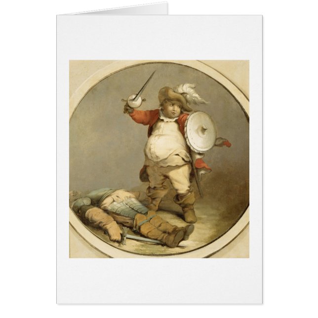 Falstaff with the Body of Hotspur, c.1786 (olie op (Voorkant)