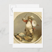 Falstaff with the Body of Hotspur, c.1786 (olie op Briefkaart (Voorkant / Achterkant)