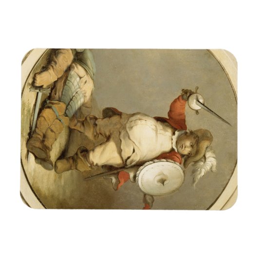 Falstaff with the Body of Hotspur, c.1786 (olie op Magneet (Horizontaal)