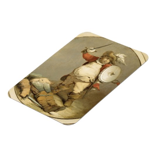 Falstaff with the Body of Hotspur, c.1786 (olie op Magneet (Linkerzijde)