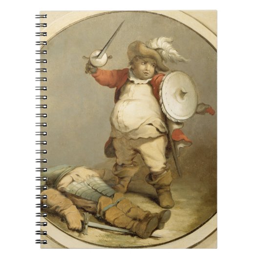 Falstaff with the Body of Hotspur, c.1786 (olie op Notitieboek (Voorkant)