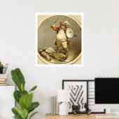 Falstaff with the Body of Hotspur, c.1786 (olie op Poster (Thuiskantoor)