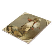 Falstaff with the Body of Hotspur, c.1786 (olie op Tegeltje (Zijkant)